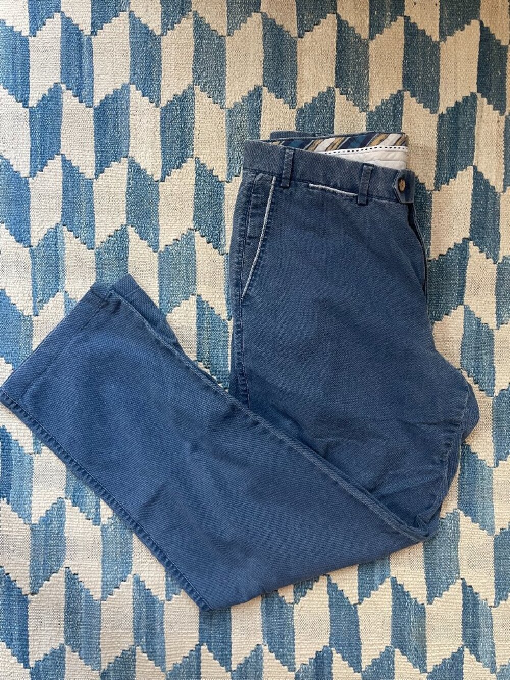 Hiltl Doyle blue cotton pants 34